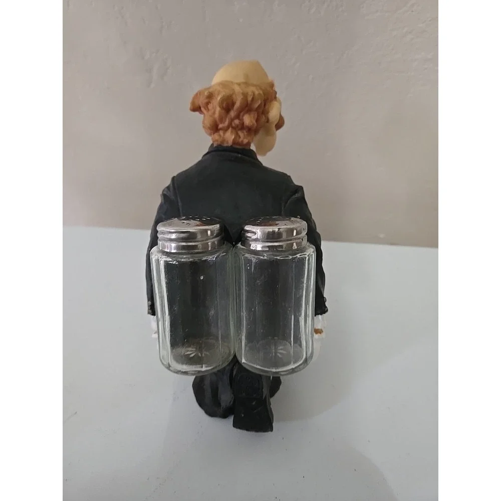 Vtg James The Butler Wine Bottle‎ S/P  Spirits Bottle Holder/Stand 1990 Decor